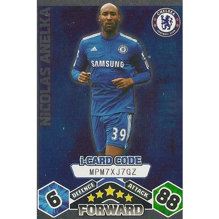 Match Attax 2009/10 Collection: I-Card, Chelsea - Anelka