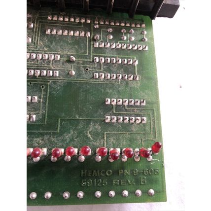 HEMCO 9-605,HEMCO 59125 REV.B,PN 9605 PCB BOARD,DC