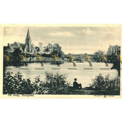 Bridge, Blairgowrie, Perthshire, Reliable Series Postcard