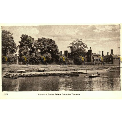 Hampton Court Palace, From The Thames, Surrey, 12350 G & P Postcard