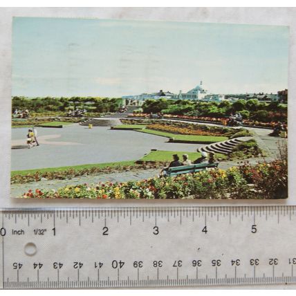 1983 postcard Panama Gardens & Spanish City Whitley Bay