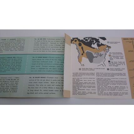 ANIMALS OF NORTH AMERICA 1960 BROOKE BOND CANADA EMPTY ALBUM