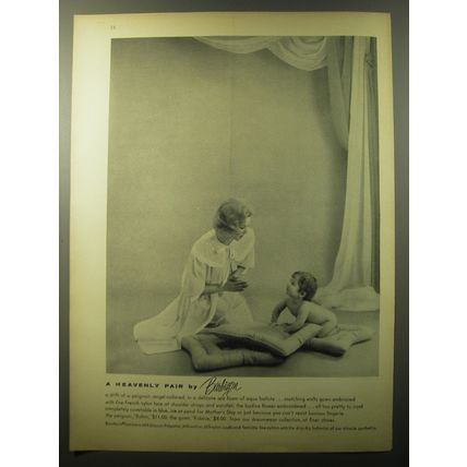 1960 Barbizon Robin Peignoir and Robbie Gown Advertisement - A heavenly pain