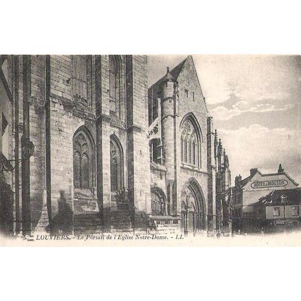 27 - LOUVIERS - PORTAIL DE EGLISE NOTRE DAME