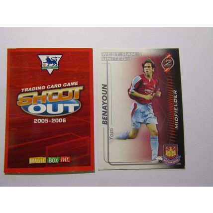 Yossi Benayoun - West Ham - Shoot Out 2005 2006 Magic Box Football Card (EF1)
