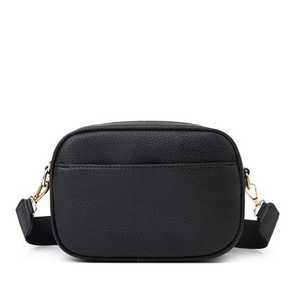 Women's Small Classy Crossbody Purse Leather Satchel Bags Black