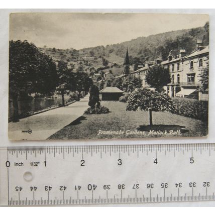 1920 postcard Promenade Gardens, Matlock Bath