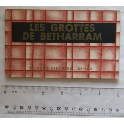 vintage Book of 20 Postcards Les Grottes De Betharram, France