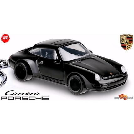 RARE KEYCHAIN BLACK PORSCHE 911 CARRERA