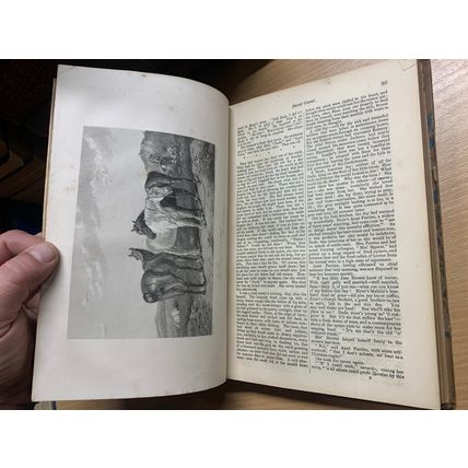 RARE* 1863 "SHARPE'S LONDON MAGAZINE" VOL 22 ANTIQUE ILLUSTRATED BOOK (T5)