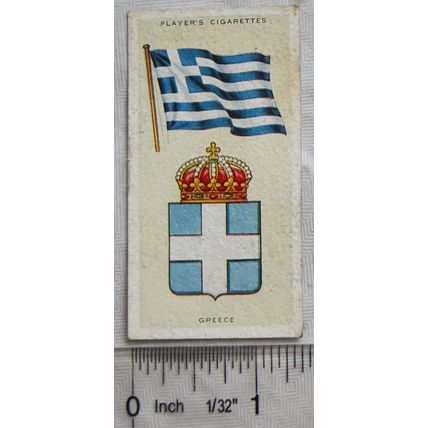 1936 Players National Flags & Arms No. 20 Greece