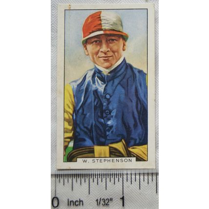 1936 Gallaher Famous Jockeys No. 5 W. Stephenson