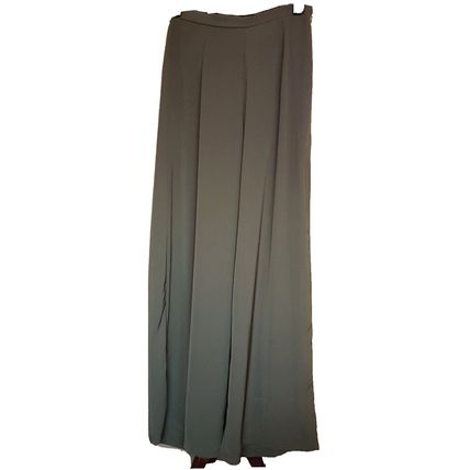Alice & You Olive Green, Khaki, Wide Leg Palazzo Trousers 16 UK