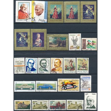 1200+ Stamp Selection - Poland - Used Hinged