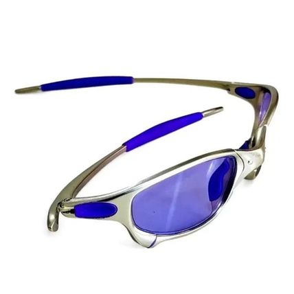 X-Metal Juliet Plasma Sunglasses Low Light Blue