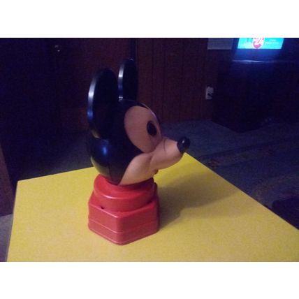 Old Vintage Original Hasbro Walt Disney Mickey Mouse Bank 1968