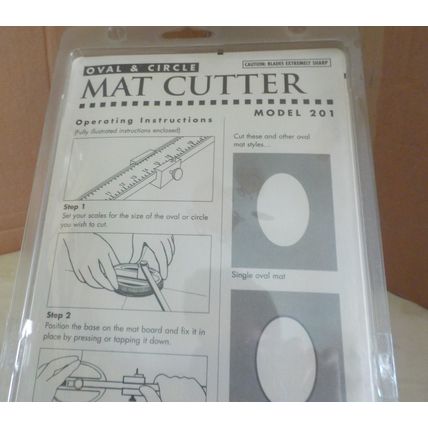 Logan Oval & Circle Mat Cutter Model 201 - 3 Step - NEW & SEALED