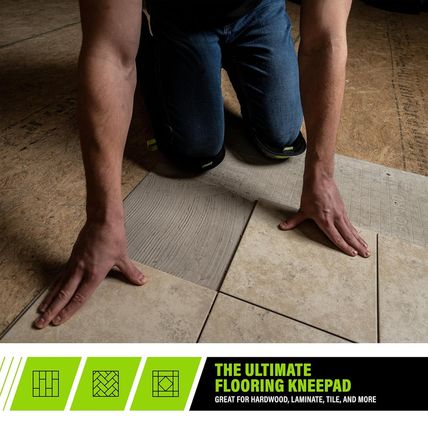 AWP Gel Pro Flooring Knee Pads | Gel/Foam Padding Provides All-Day Comfort