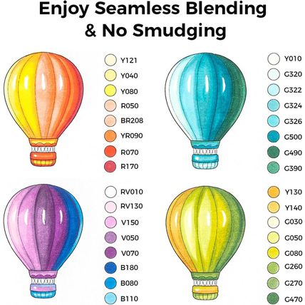 Ohuhu Alcohol Markers Brush Tip- 104-Color Double Tipped Alcohol Based Art Marke