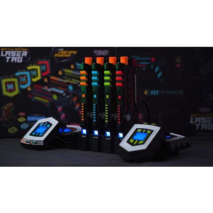 Squad Hero Rechargeable Laser Tag 360° Sensors + Lcds - Set of 4 - Easter Gift I