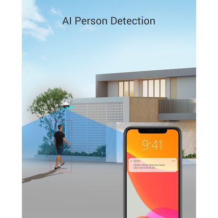 EZVIZ 360° Security Camera Outdoor, Wifi Camera for Home Security, Surveillance