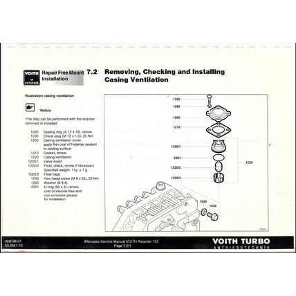 Voith Retarder 133 Aftersales Service Manual Training CBTD9801 53264110 PDF