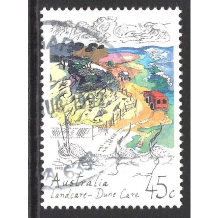 AUSTRALIA 1992: LANDCARE - 45c DUNE CARE USED (G8)