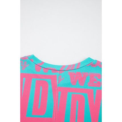 Green Howdy Cowboy Letter Printed Western Fashion Tee