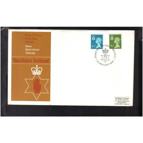 GB 1976 DEFINITIVES NORTHERN IRELAND "BUREAU" LEIC