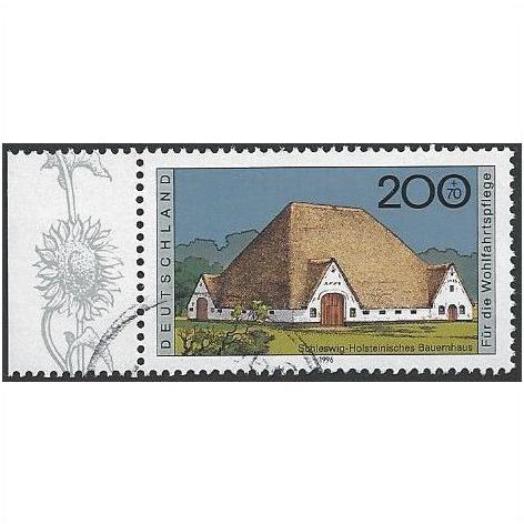 Germany (BRD) SG 2746: 200pf. + 70pf. mult. Farmhouses: Schleswig-Holstein