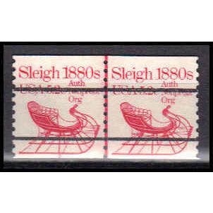1900a 5.2c Sleigh Fine MNH Dry Gum CNP Left 2 PA0356