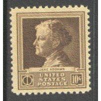 878 10c Jane Addams Fine MNH GA0361