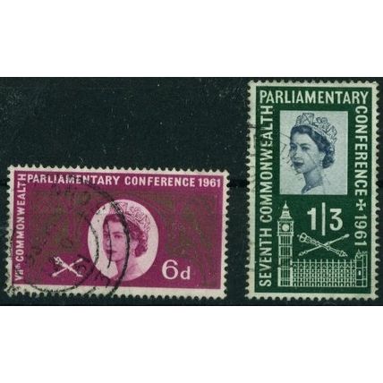 GB 1961 SG 629-30 Used (E-897)