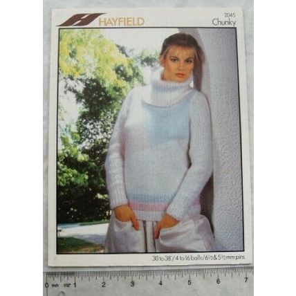Vintage: Hayfield 2045 sweater, chunky