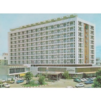 Thailand Montein Hotel Suriwongse Road Bangkok Postcard