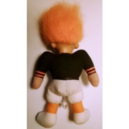 Vintage Cincinnati Bengals 11" Stuffed Fabric Troll Doll Official Team NFL