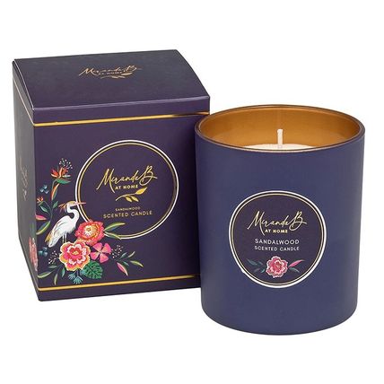 Scented Candle Sandalwood Woody Fragrance Serenity Garden Shudehill Giftware