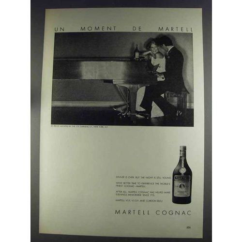 1980 Martell Cognac Ad - Un Moment De Martell