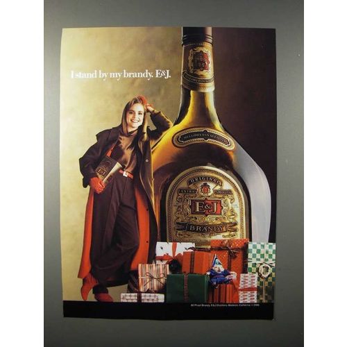 1986 E&J Brandy Ad - Woman