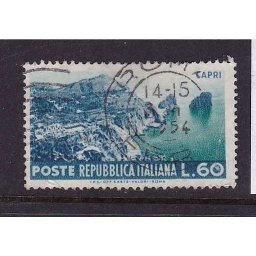 ITALY 1953 TOURIST SERIES 60L VALUE USED