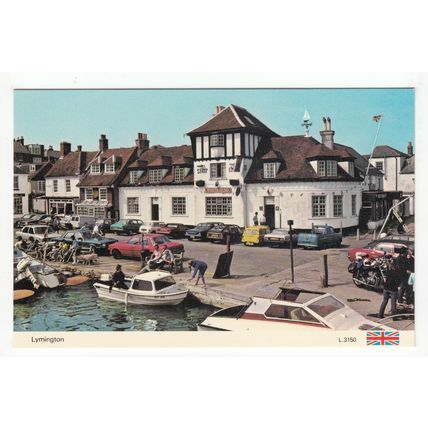 The Ship Inn Pub Lymington Postcard Hampshire 3150