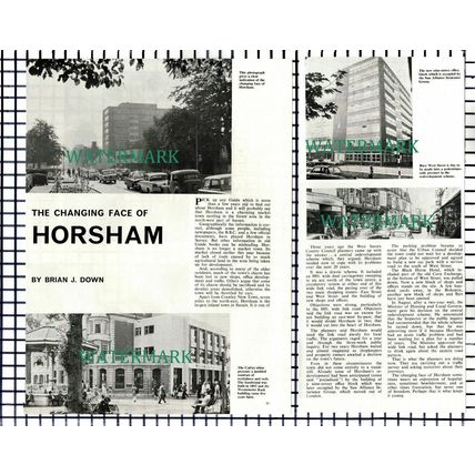 (8433) Horsham Sussex - 1966 Article