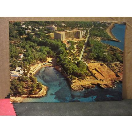 CALA GRACIO, IBIZA, SPAIN used vintage postcard c. 1961 =