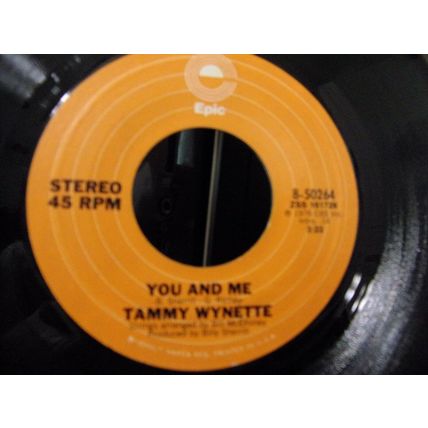 Tammy Wynette-You And Me / When Love Was All We Had-45rpm-1976-EX
