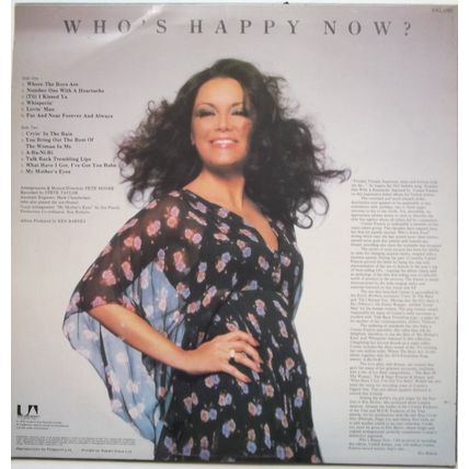 Chart Hits . Connie Francis. Who's Happy Now