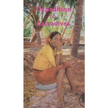 Laccadives Radio Expedition Kerela India QSL QSO Card
