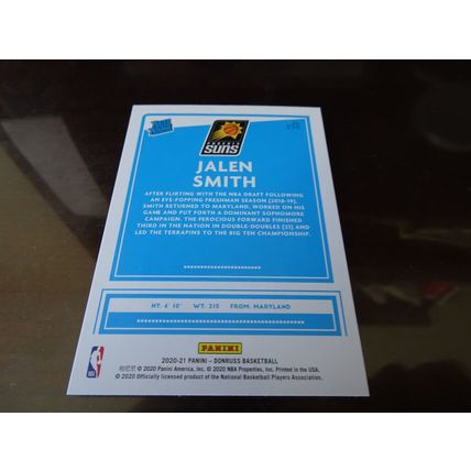 2020-21 Donruss Basketball Card # 230 Jalen Smith Mt (9) Phoenix Suns (SB)