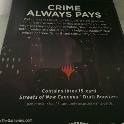 New Magic the Gathering Streets of New Capenna 3 Boosters Draft Pack - 45 Cards