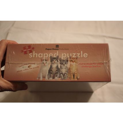 FOUR KITTENS 500 PIECE SHAPED PUZZLE SEALED KITTENS