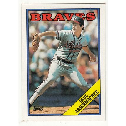 1988 Topps baseball card 266 Paul Assenmacher